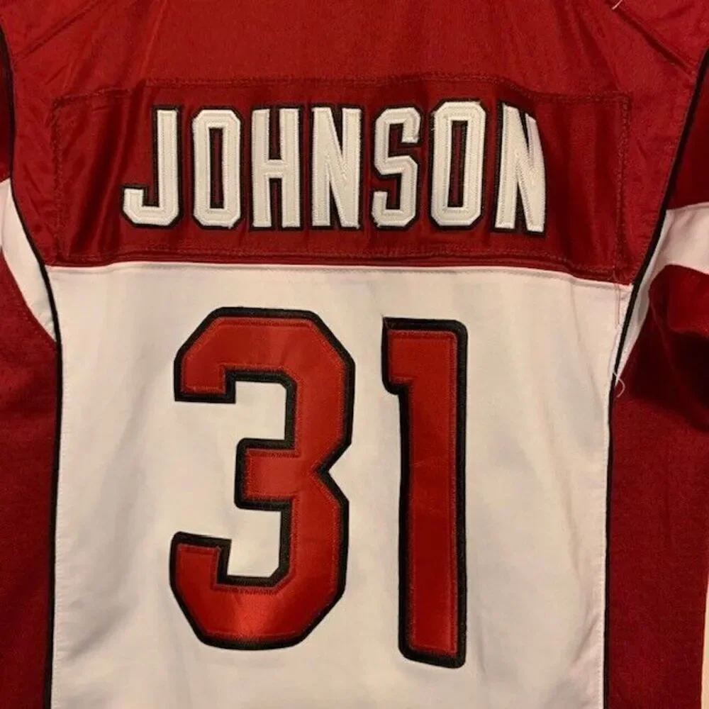 ARIZONA CARDINALS DAVID JOHNSON #31 SIZE YOUTH LARGE NIKE SEWN ON JERSEY
